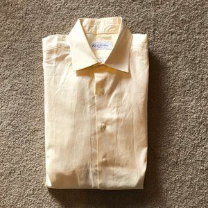 Brooks Brothers Yellow Dress Shirt Size: 15.5 - Made in USA